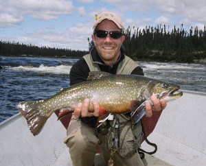 Monster brook trout from the Atikonak