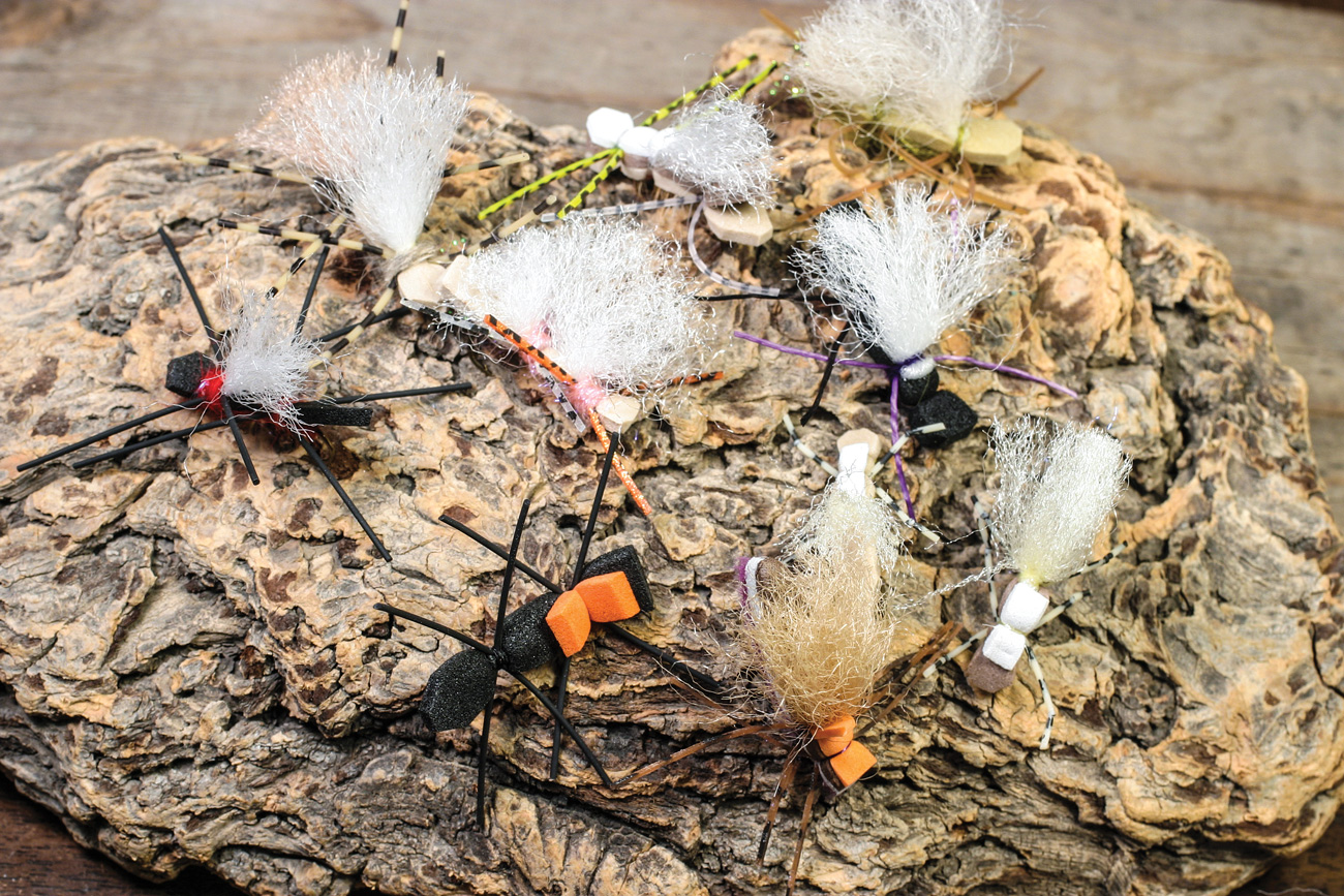 6 x Chernobyl Ant Hopper Foam Dry Fly Fishing Flies For Trout Bass Salmon 
